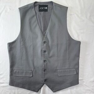 Joe's Jeans Charcoal Button-Up Vest